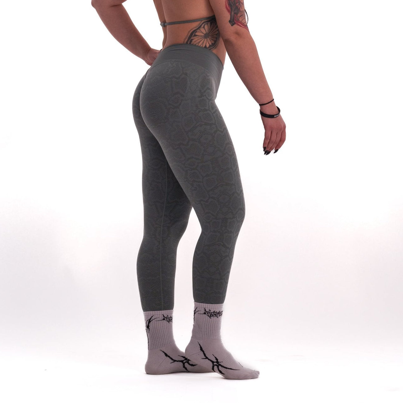 Leggings Snake Phyton - Green