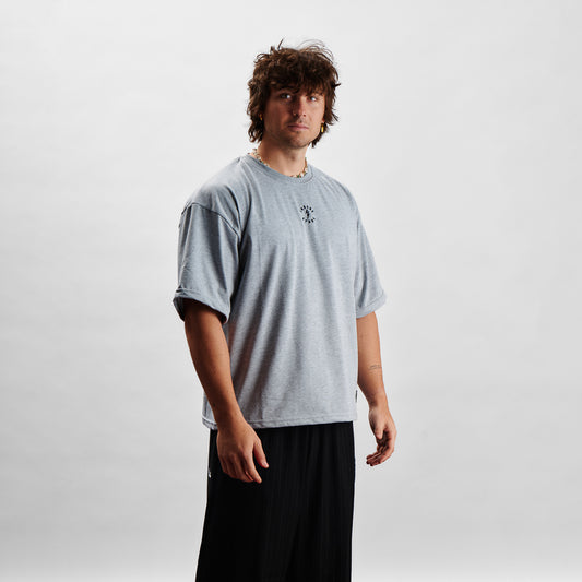 T-Shirt Oversize - PUMP COVER Gray