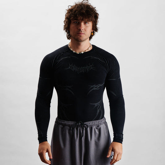 Compression Knight Carbon LS - Black