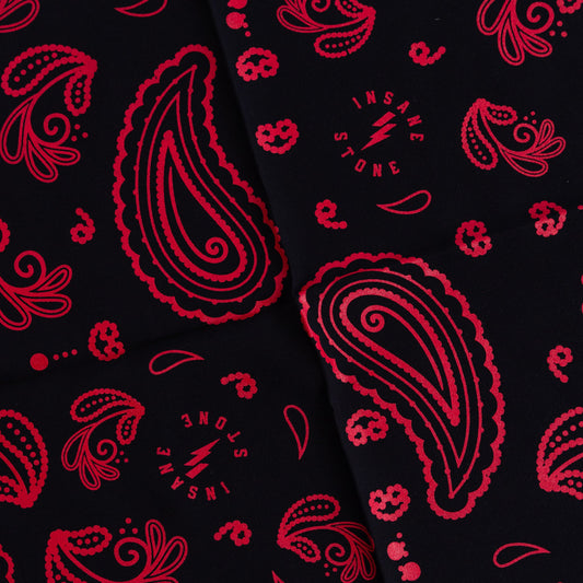 Bandanda Heritage - Black & Red - Insane Stone ®