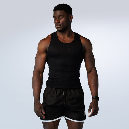 Gym Tank Rib Black - Insane Stone ®