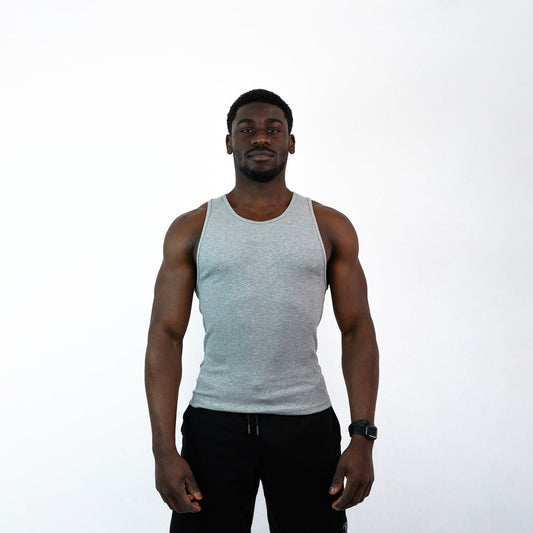 Gym Tank Rib Grey - Insane Stone ®