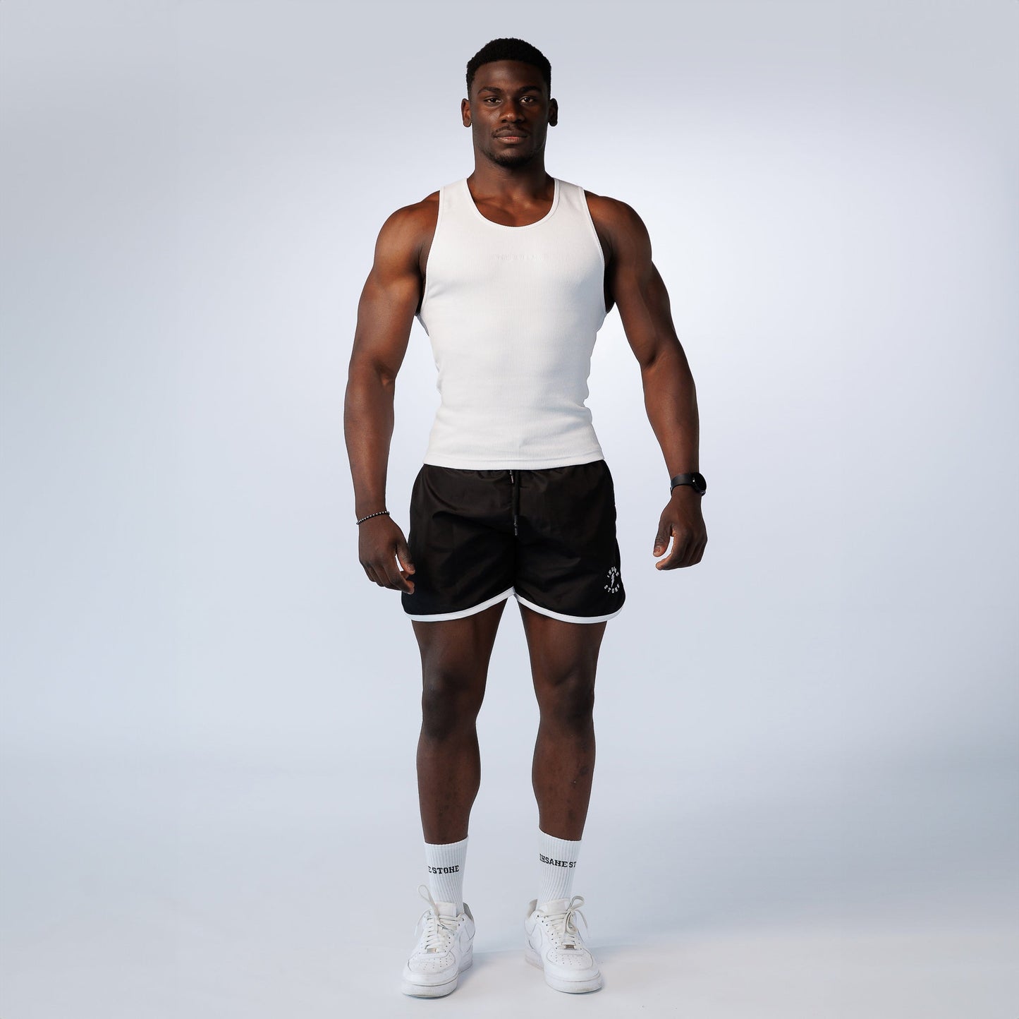 Gym Tank Rib White - Insane Stone ®