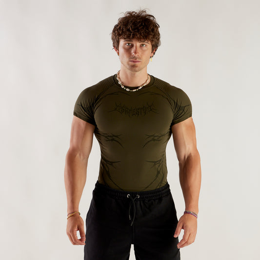 Compression Knight Carbon - Green