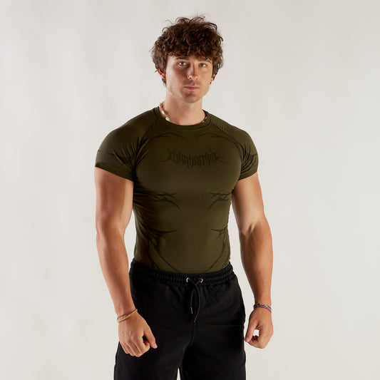 Compression Knight Carbon - Green