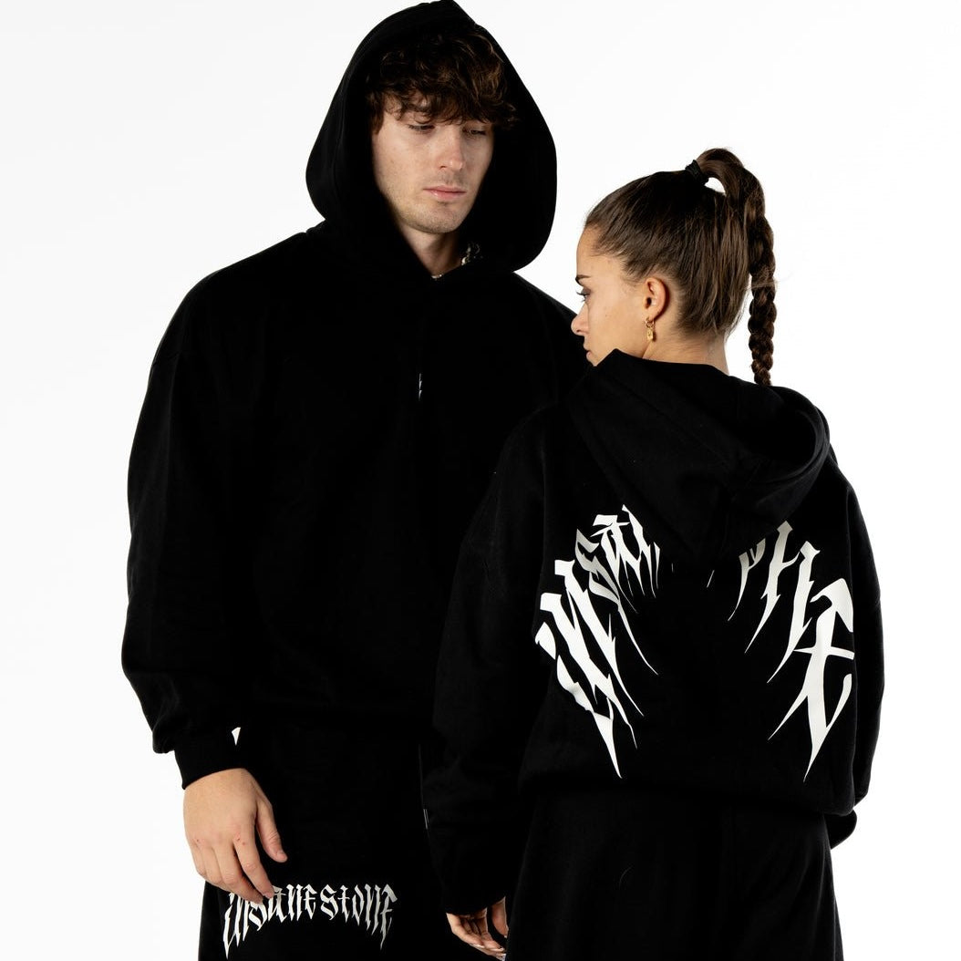 Oversize Hoodie Darksome Ed. Black – Insane Stone ®