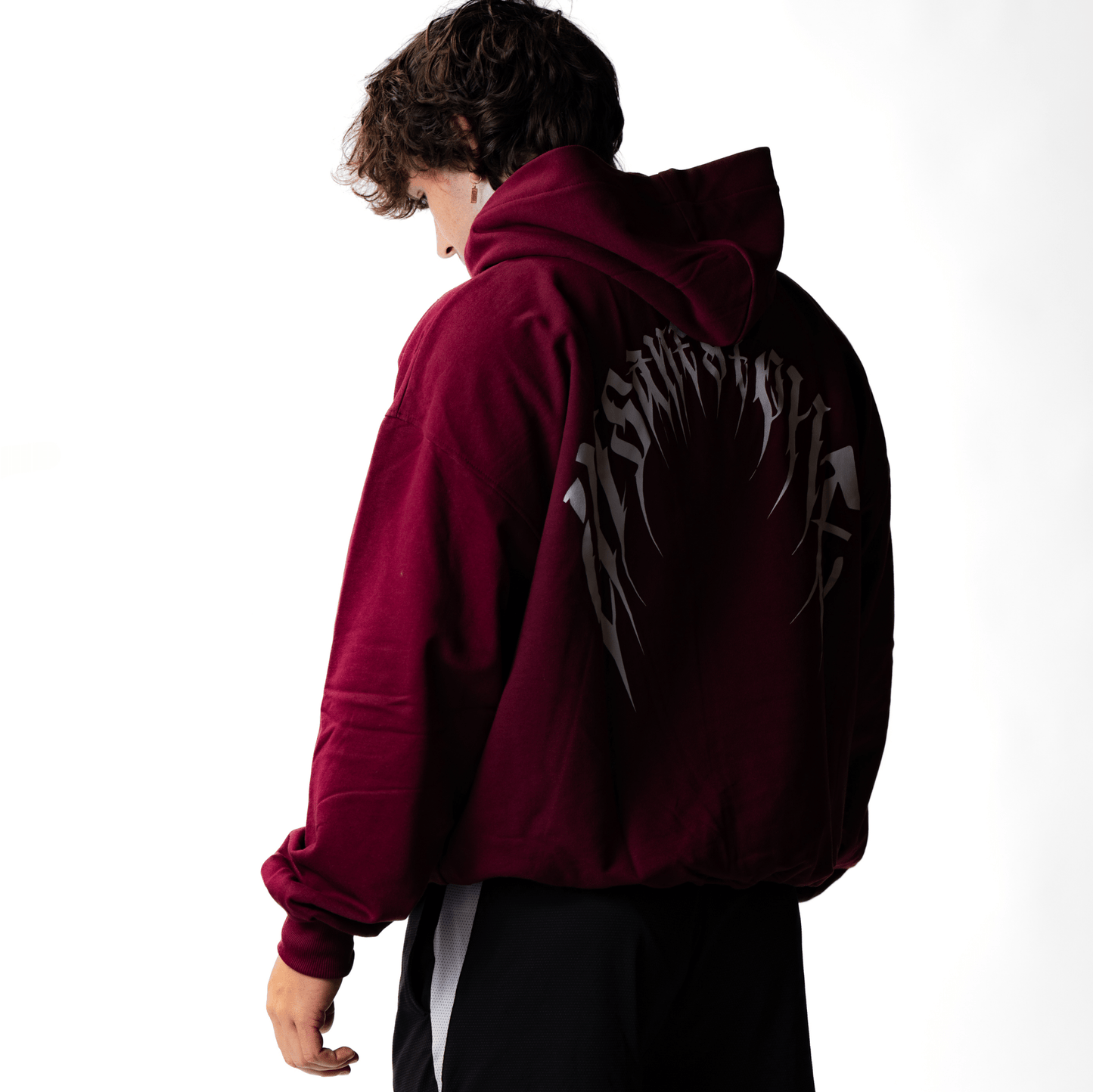 Oversize Hoodie Darksome Ed. Bordeaux - Insane Stone ®