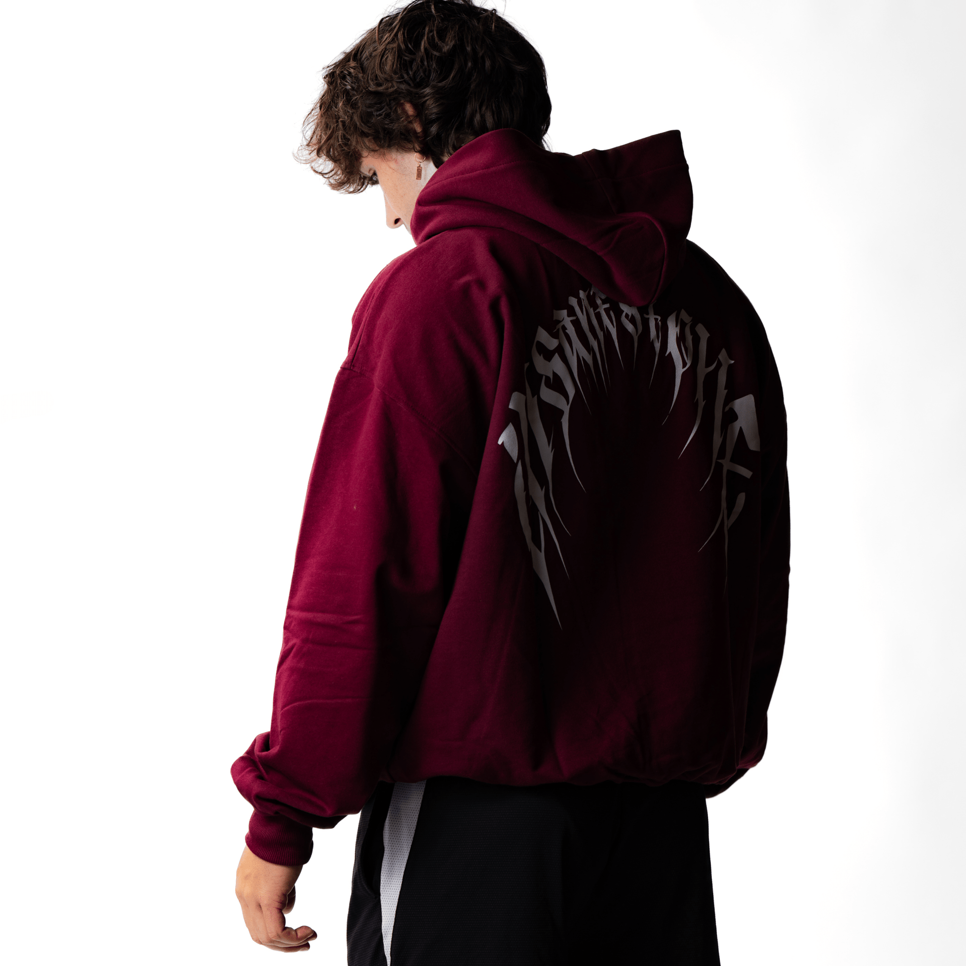 Oversize Hoodie Darksome Ed. Bordeaux - Insane Stone ®