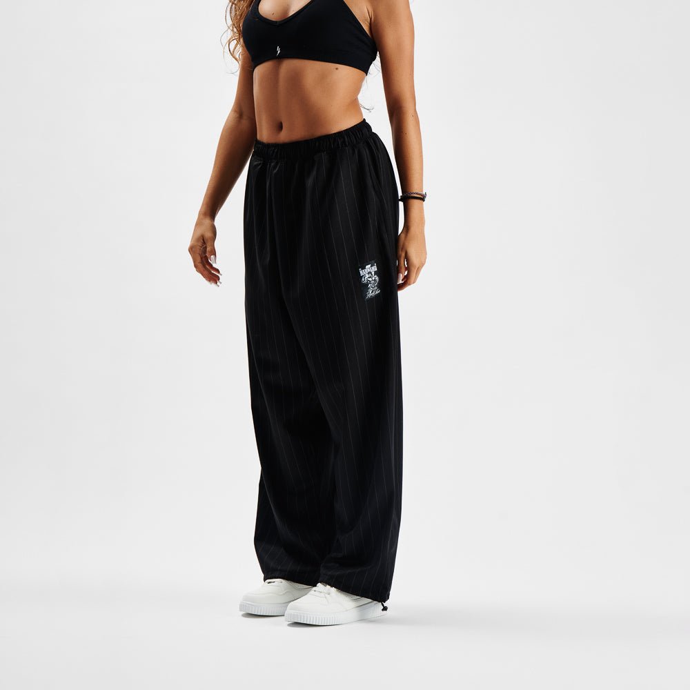 Pants MAMMAMIA - Pinstripe Black - Insane Stone ®