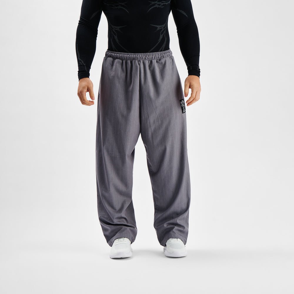 Pants MAMMAMIA - Pinstripe Gray - Insane Stone ®