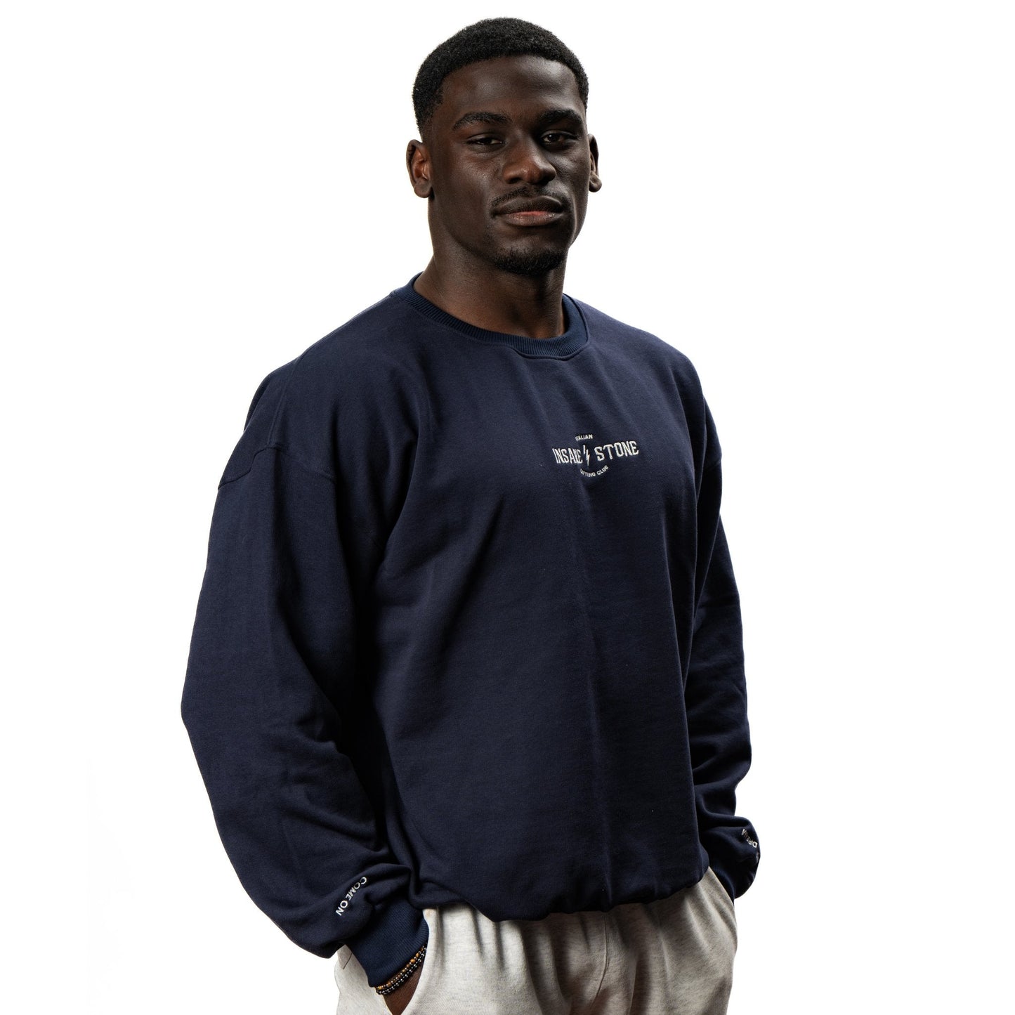 Sweatshirt College - Dark Blue - Insane Stone ®