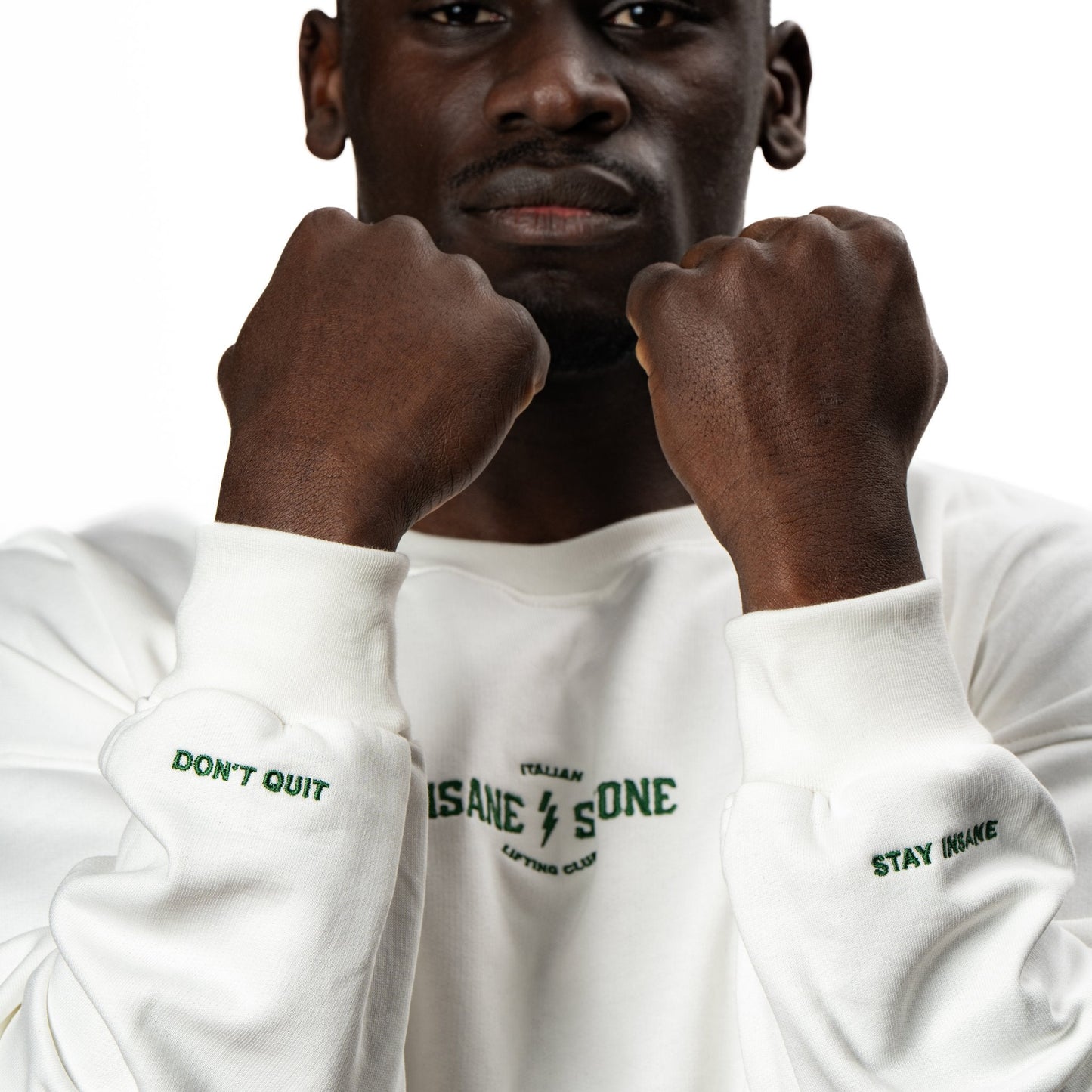 Sweatshirt College - White - Insane Stone ®