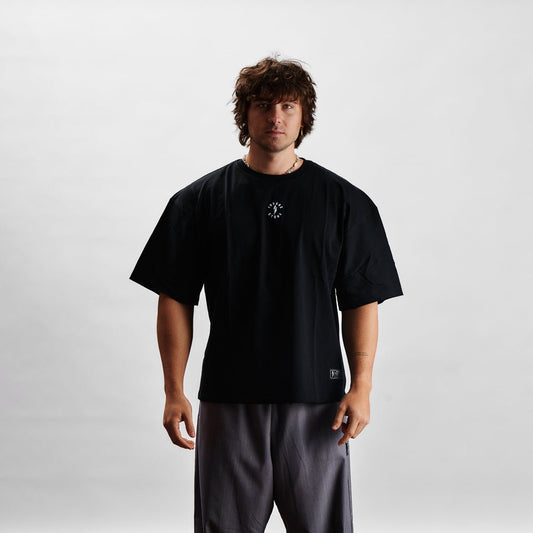T-Shirt Oversize - PUMP COVER Black - Insane Stone ®