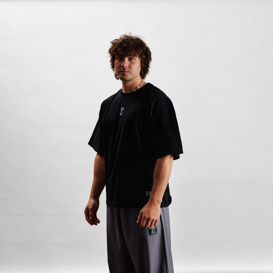 T-Shirt Oversize - PUMP COVER Black - Insane Stone ®