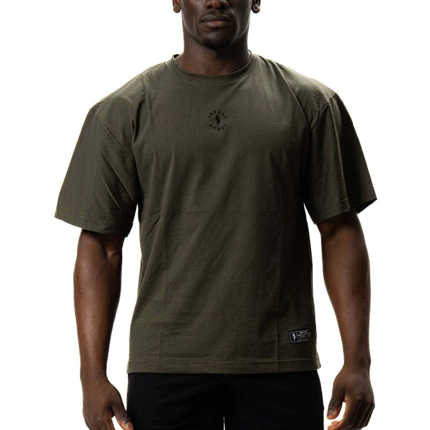 T - Shirt Oversize - PUMP COVER Military Green - Insane Stone ®