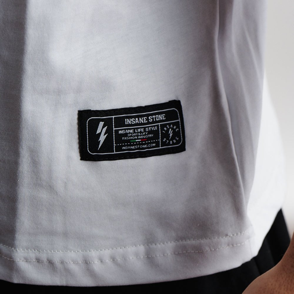 T-Shirt Oversize - PUMP COVER White - Insane Stone ®