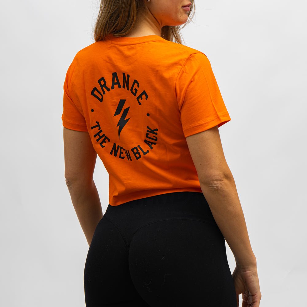 NIKE T-Shirt Donna Arancione Sportiva con Logo (IT 40, EU 36 NIKE T-Shirt Donna Arancione Sportiva con Logo (IT 40, EU 36