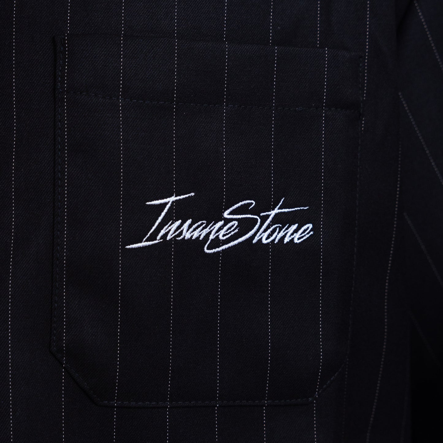 Shirt MAMMAMIA - Pinstripe Black