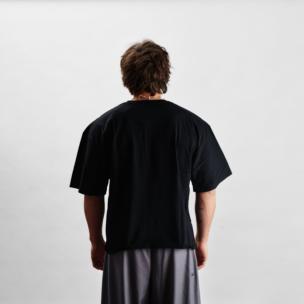 T-Shirt Oversize - PUMP COVER Black
