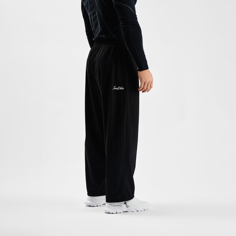 MAMMAMIA Pants - Pinstripe Black