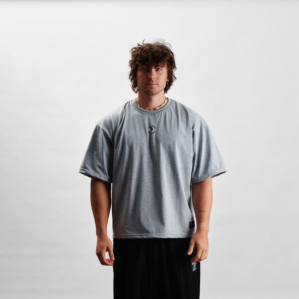 T-Shirt Oversize - PUMP COVER Gray