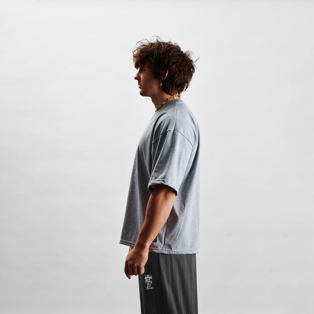 T-Shirt Oversize - PUMP COVER Gray