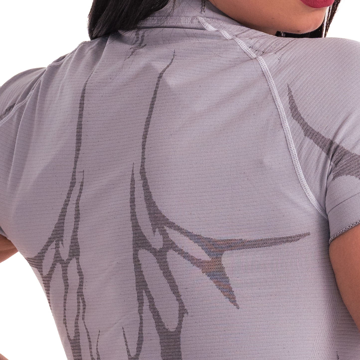 Woman Compression Knight Carbon - White