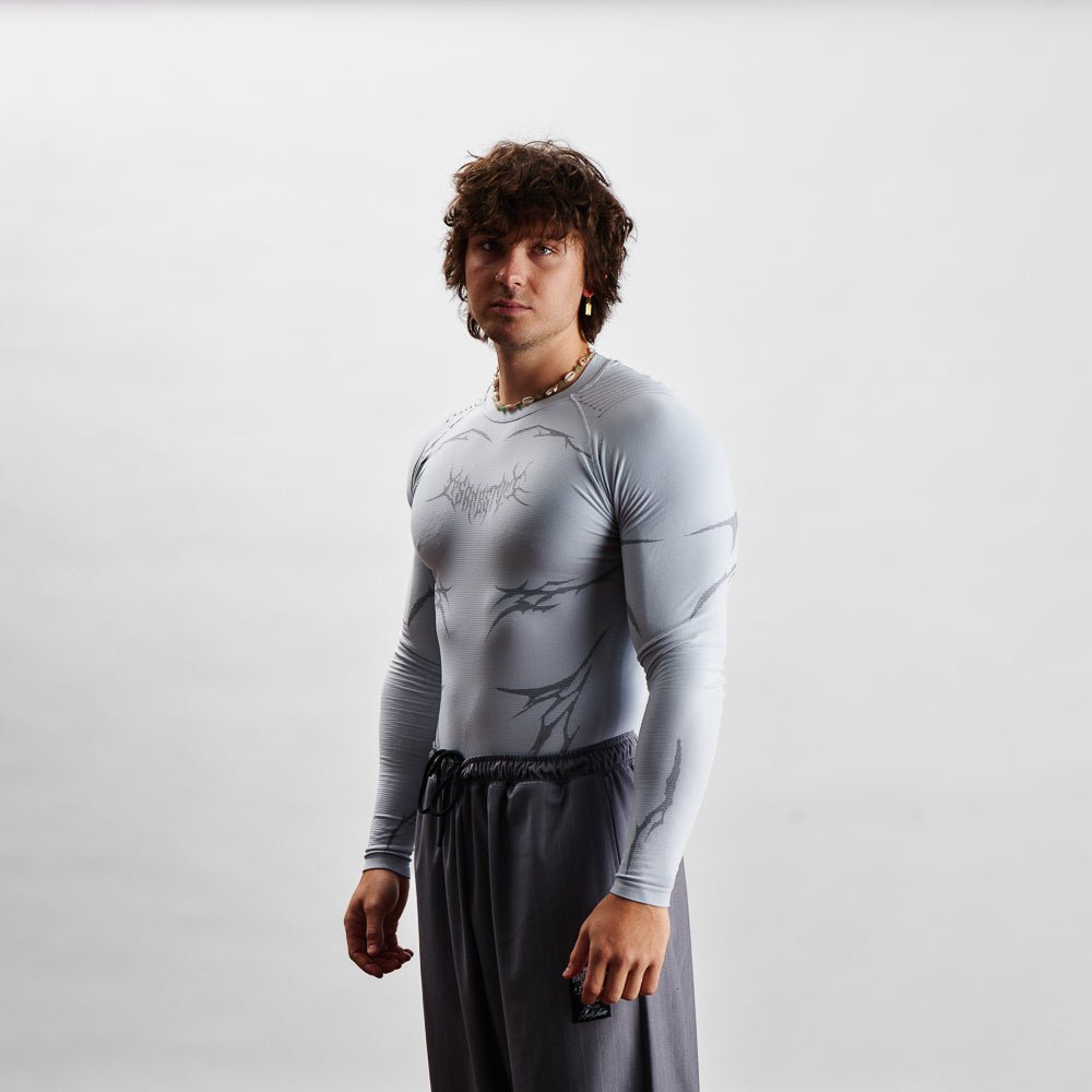 Compression Knight Carbon LS - White - Insane Stone ®