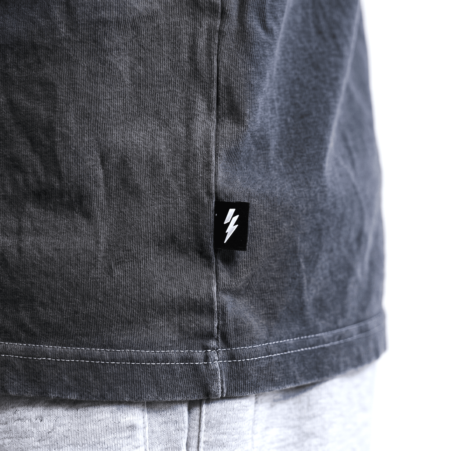 Crucifix Tee - Stone Grey - Insane Stone ®
