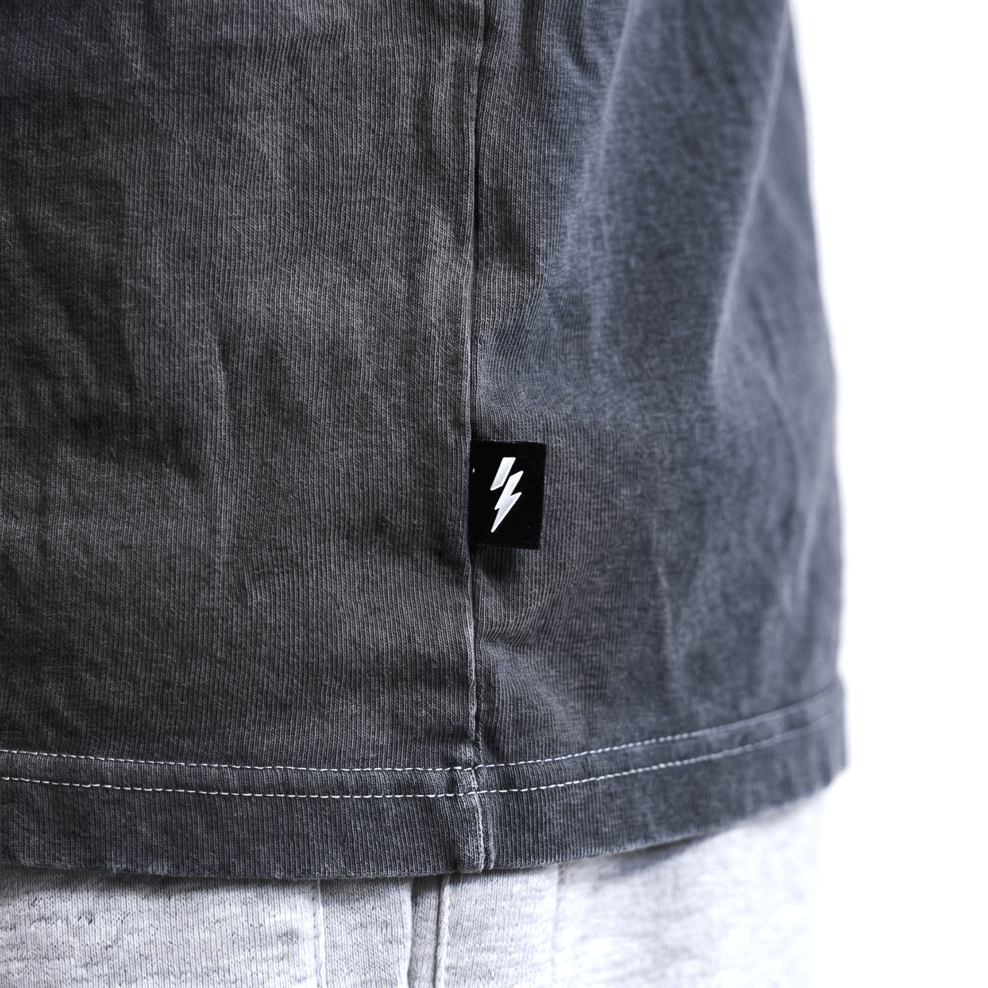 Crucifix Tee - Stone Grey - Insane Stone ®