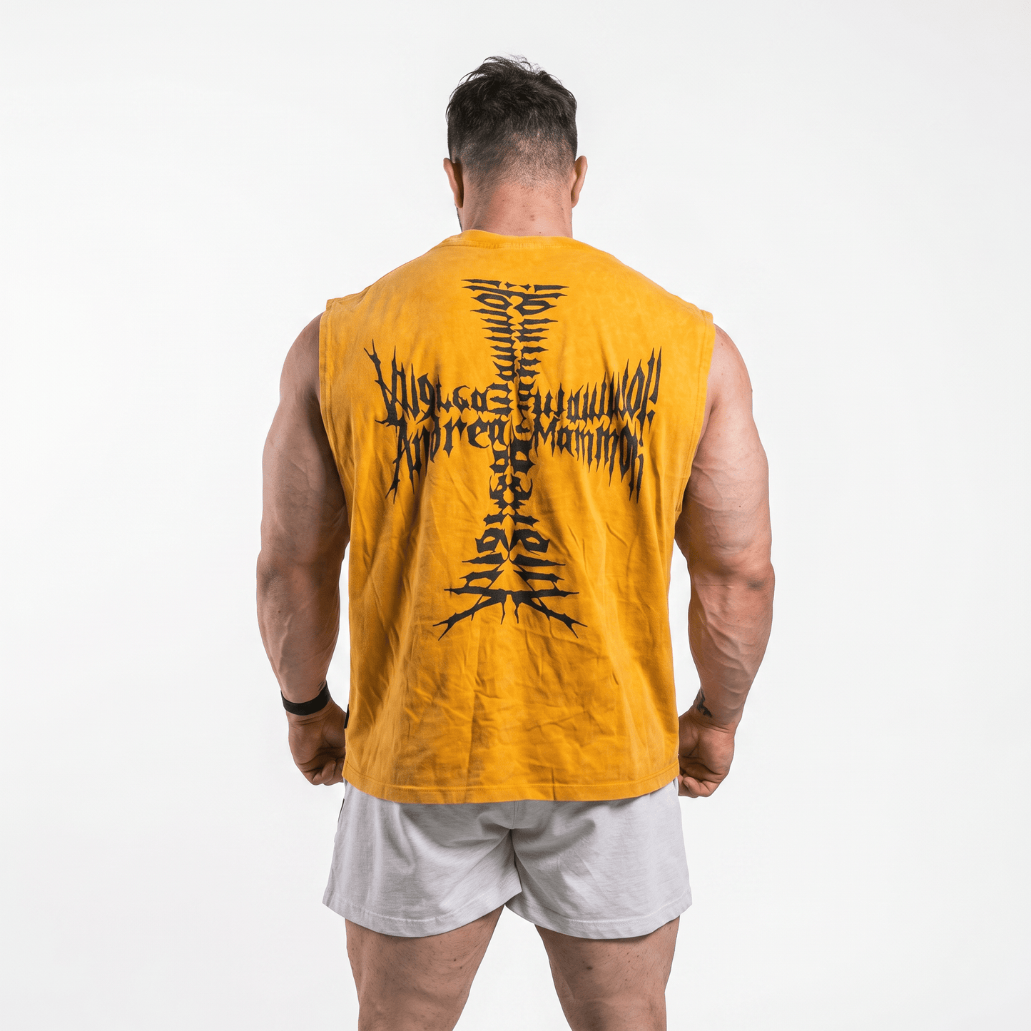 Crucifix Tee - Stone Ochre - Insane Stone ®