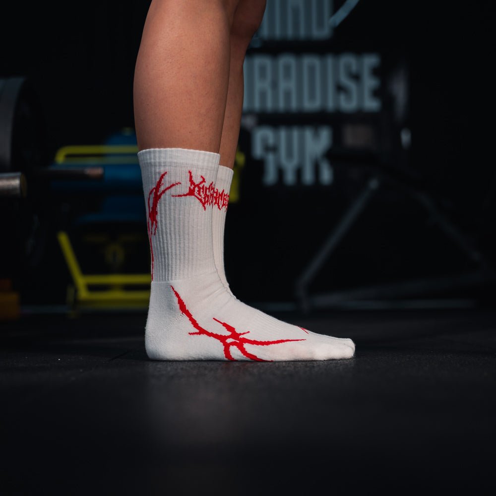 Dark Flame Socks Red - Insane Stone ®
