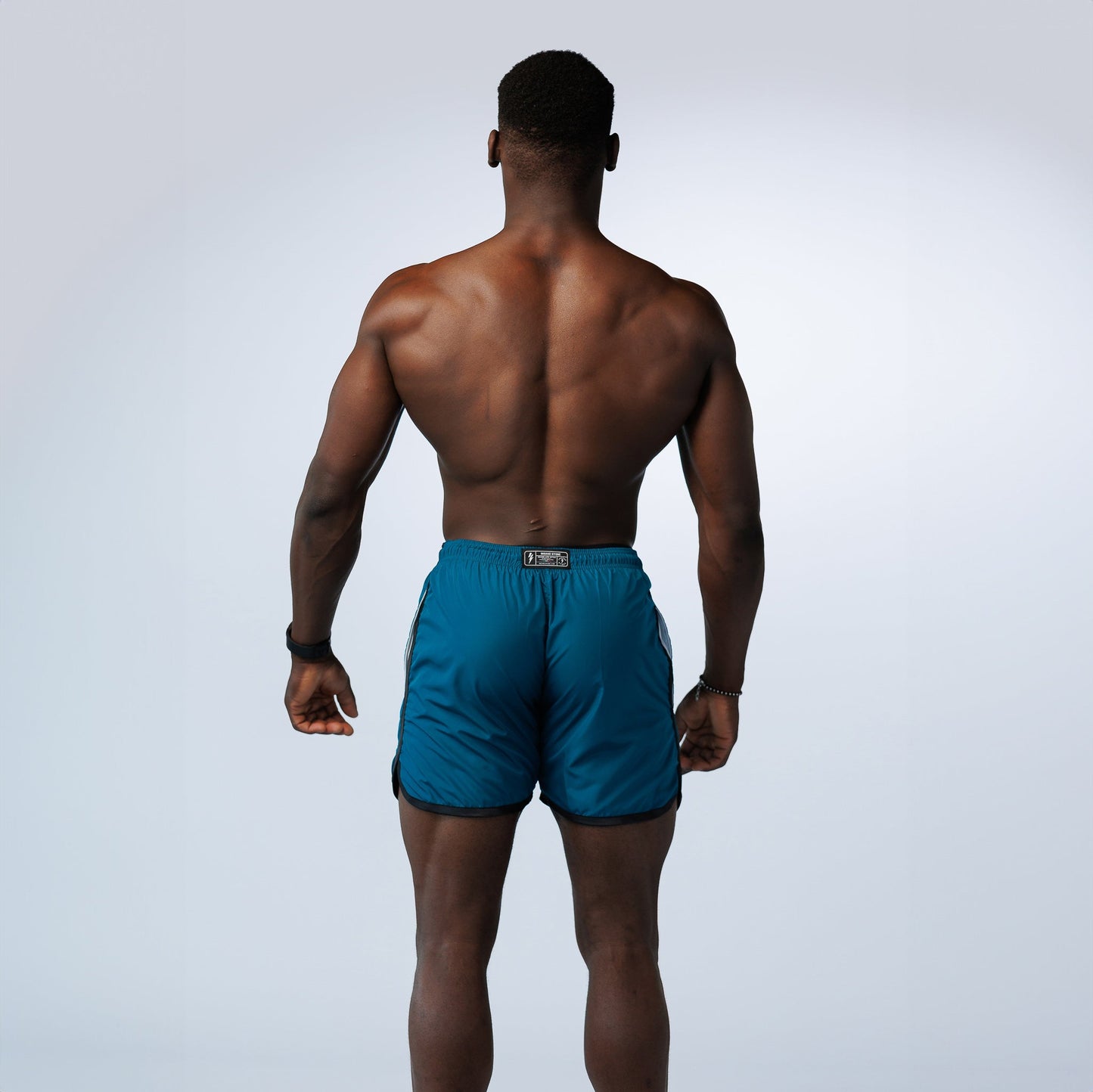 Gym & Swim Shorts Teal - Black - Insane Stone ®