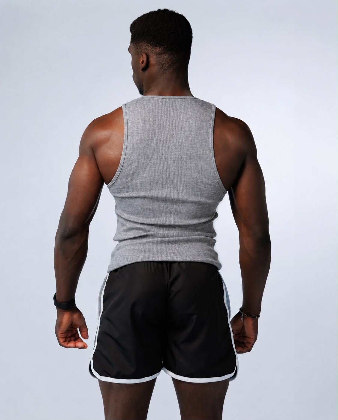 Gym Tank Rib Grey - Insane Stone ®