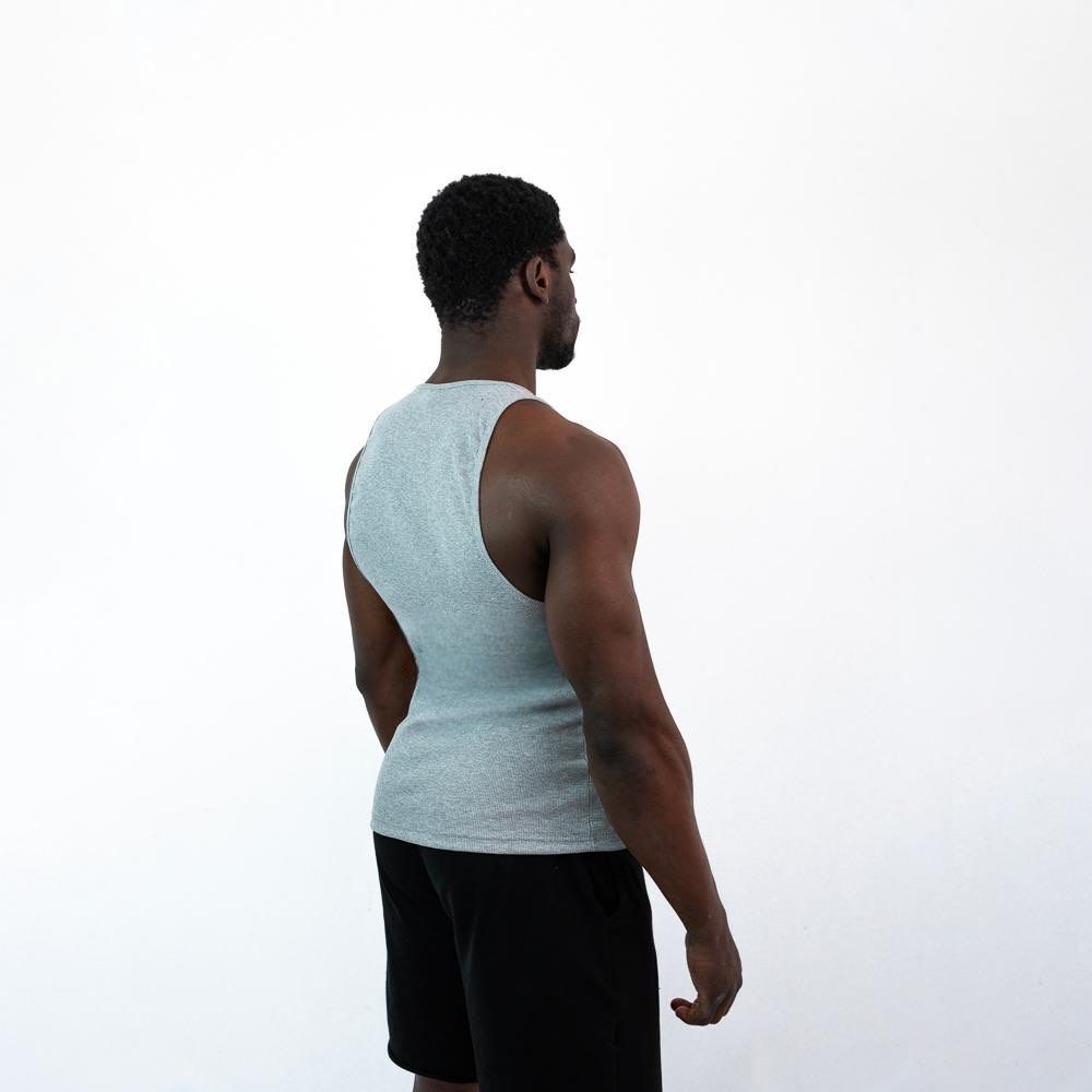 Gym Tank Rib Grey - Insane Stone ®