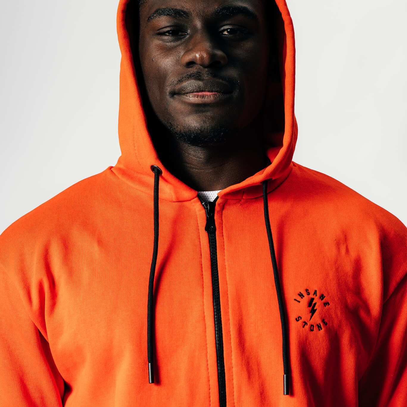 Hoodie zip Orange IS the new Black - limited ed.