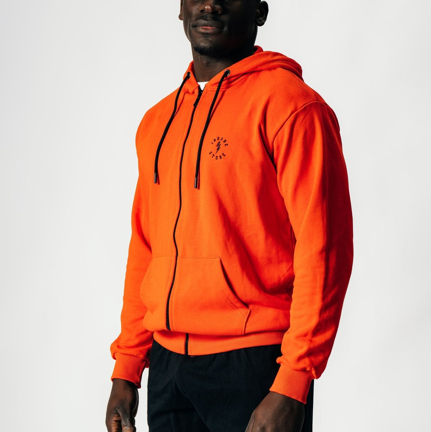 Hoodie zip Orange IS the new Black - limited ed.