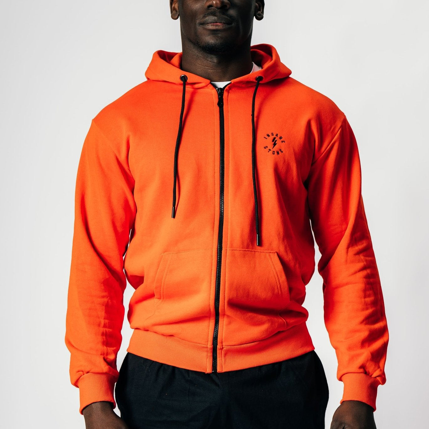 Hoodie zip Orange IS the new Black - limited ed.