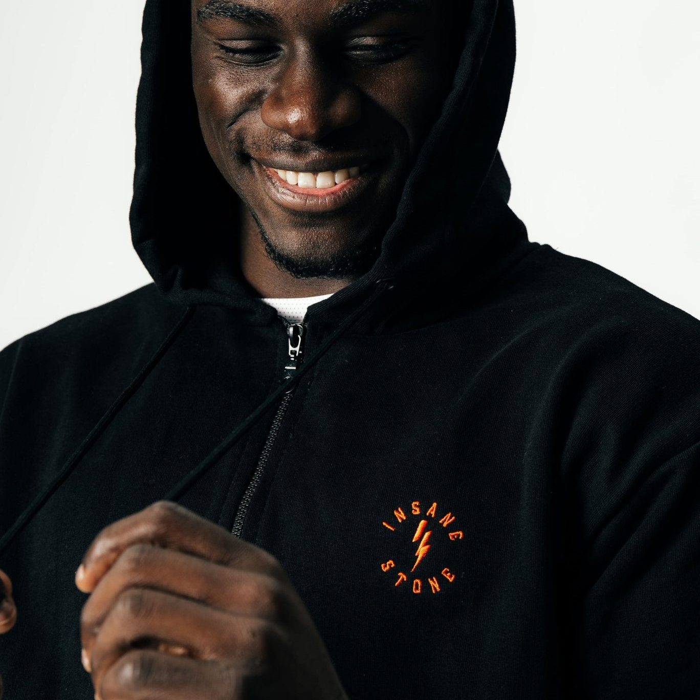 Hoodie zip Orange IS the new Black - limited ed.