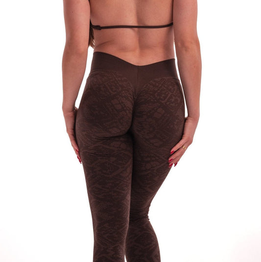 Leggings Snake Viper - Raisin - Insane Stone ®