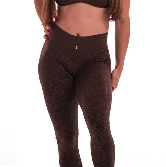 Leggings Snake Viper - Raisin - Insane Stone ®