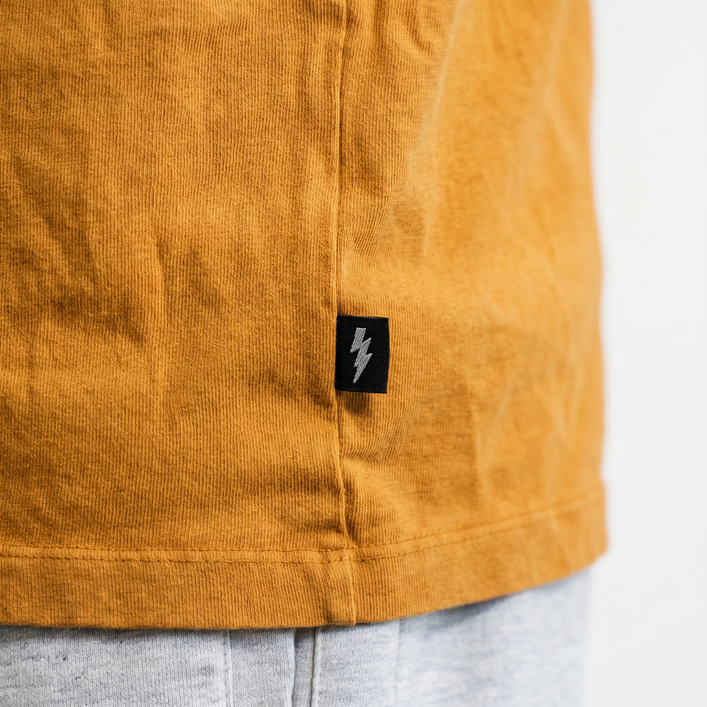 Crucifix Tee - Stone Ochre