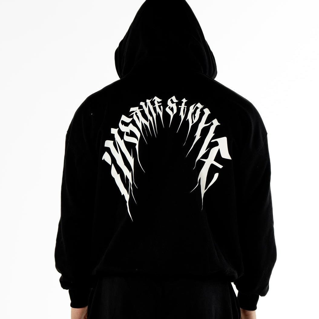 Oversize Hoodie Darksome Ed. Black – Insane Stone ®