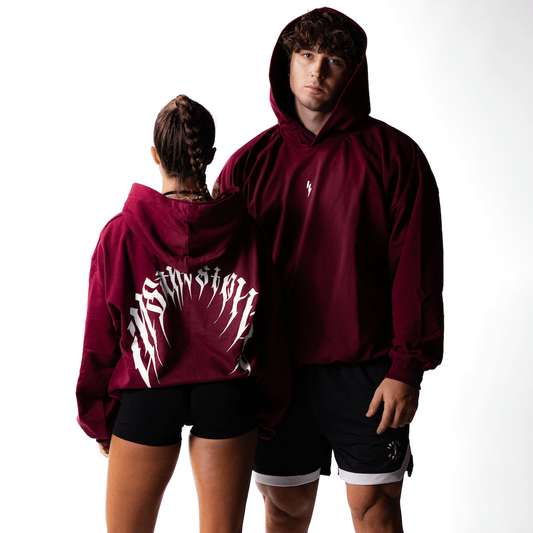 Oversize Hoodie Darksome Ed. Bordeaux - Insane Stone ®