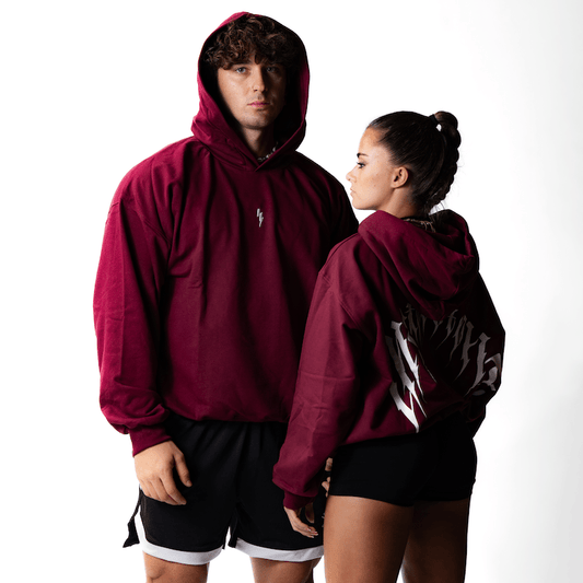 Oversize Hoodie Darksome Ed. Bordeaux - Insane Stone ®