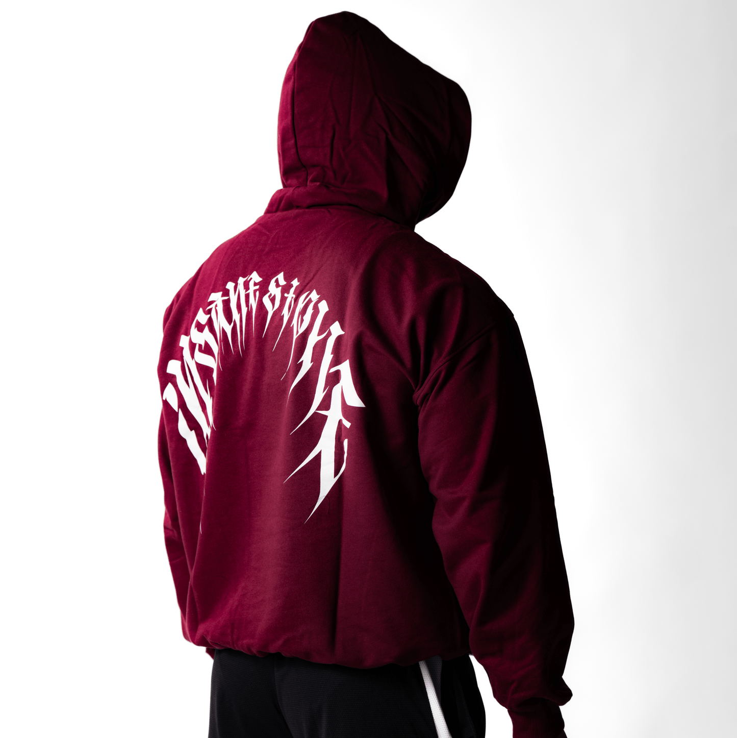 Oversize Hoodie Darksome Ed. Bordeaux - Insane Stone ®