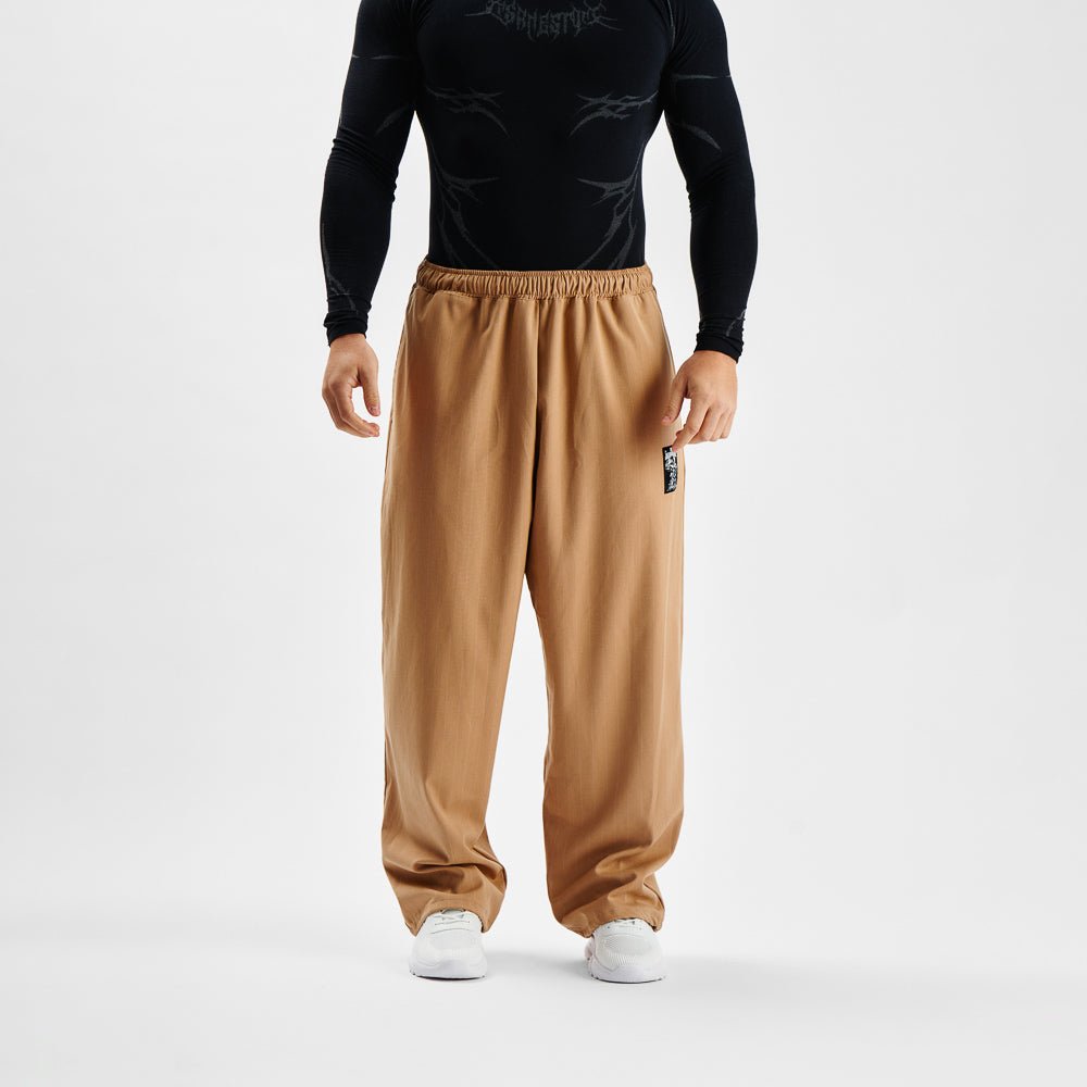 Pants MAMMAMIA - Pinstripe Beige - Insane Stone ®