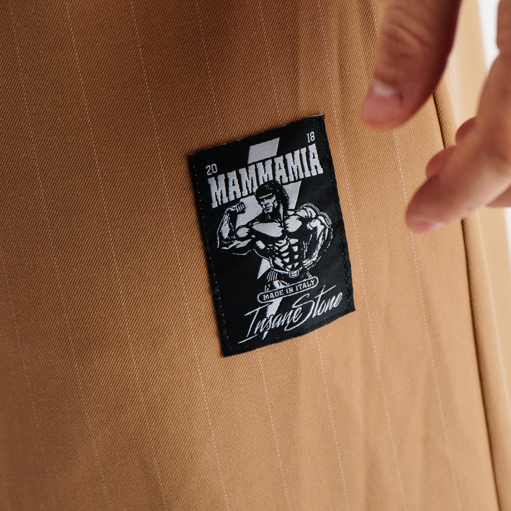 Pants MAMMAMIA - Pinstripe Beige - Insane Stone ®