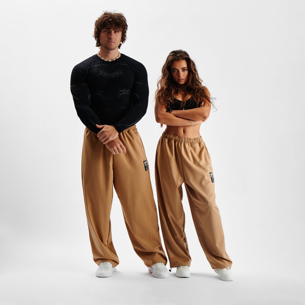 Pants MAMMAMIA - Pinstripe Beige - Insane Stone ®