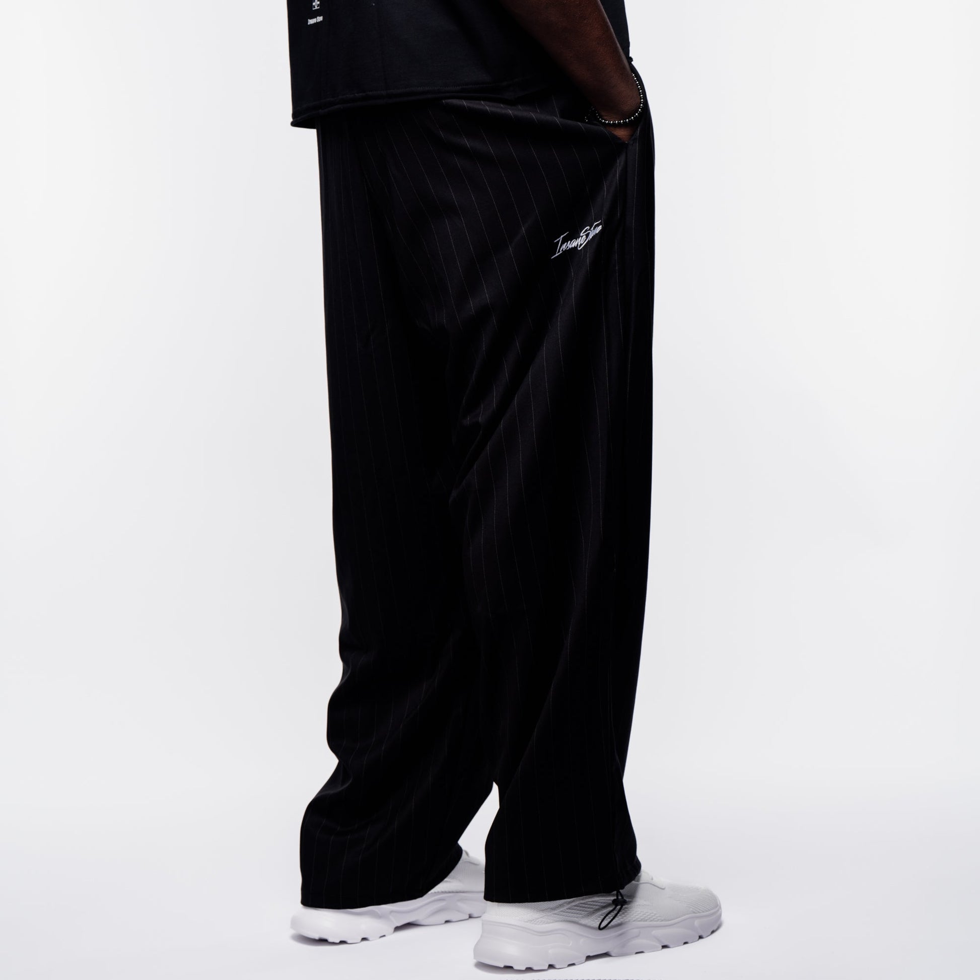 Pants MAMMAMIA - Pinstripe Black - Insane Stone ®